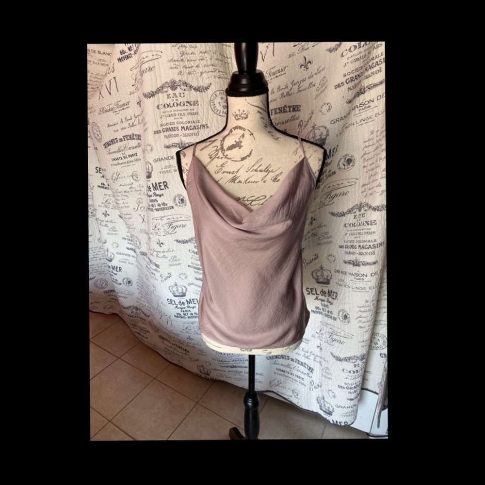 Express spaghetti strap top, size medium , tan